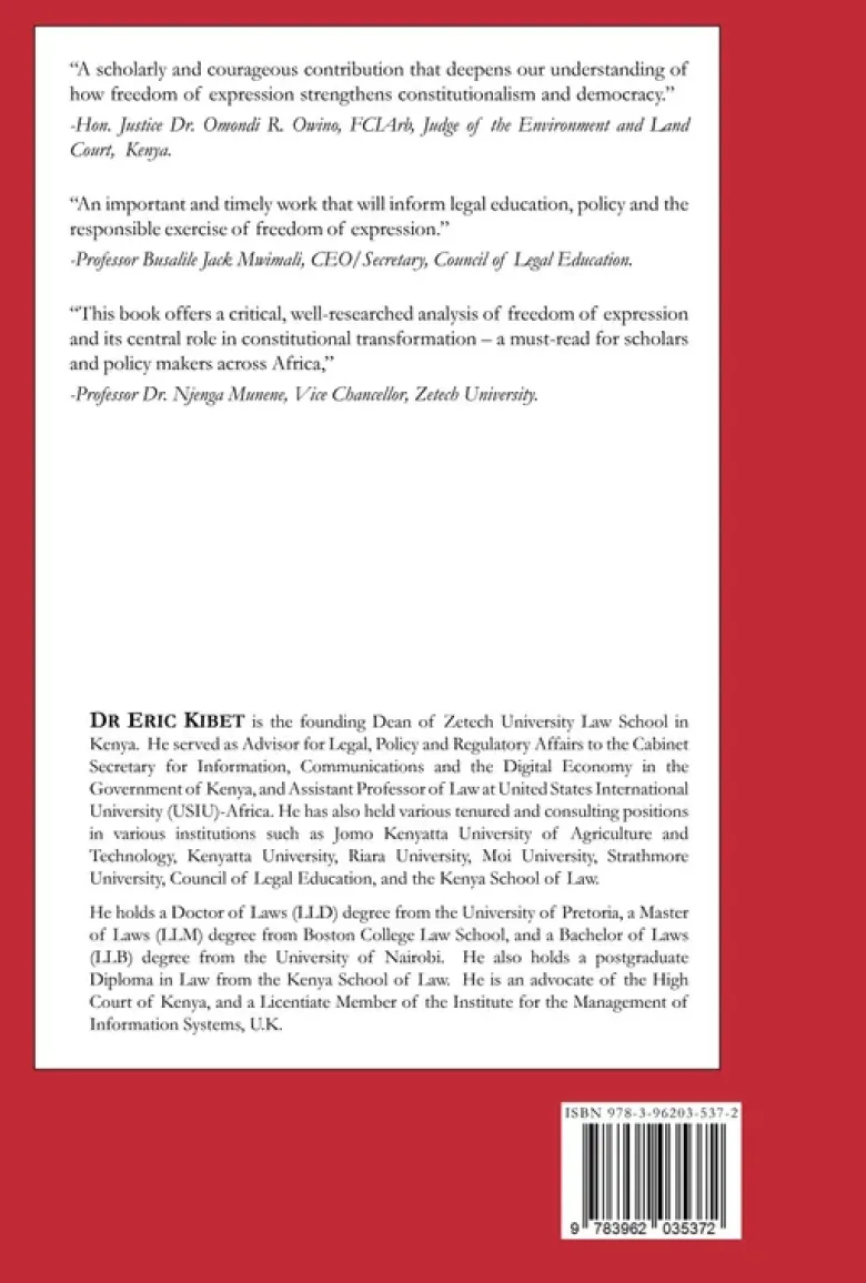 Freedom of Expression and the Project of Constitutional Transformation in Kenya