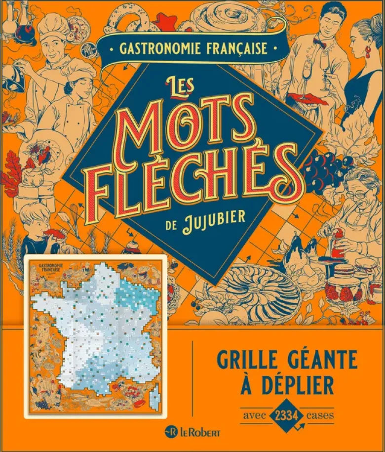 Gastronomie française - Les mots fléchés de Jujubier - Grille géante