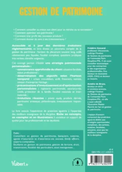 Gestion de patrimoine 2026 / 2027