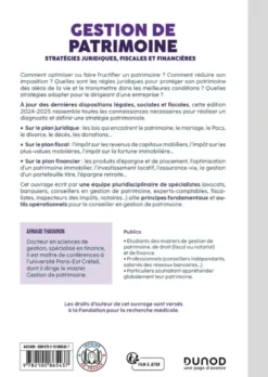 Gestion de patrimoine - 2024-2025
