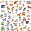 50 Grandes Gommettes - Animaux Ferme