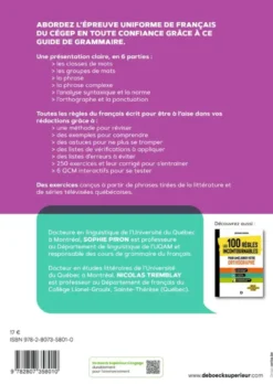 Guide de grammaire simple et progressif