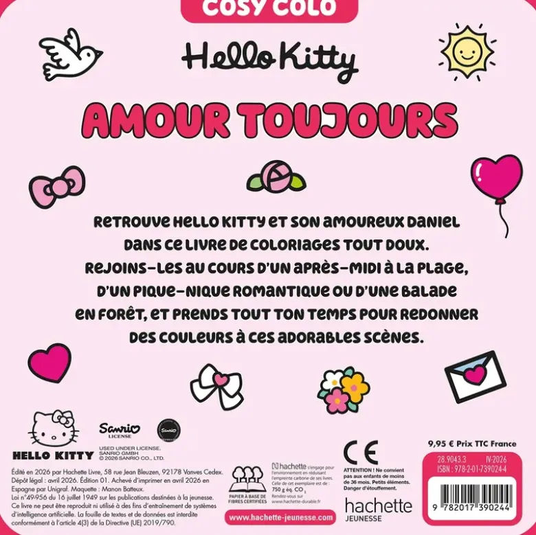 Hello Kitty - Amour toujours - Cosy Colo