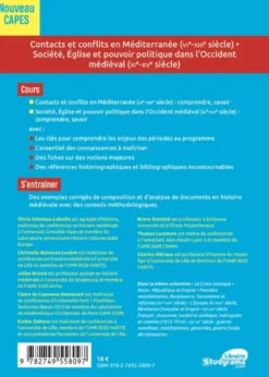 Histoire médiévale – Contacts et conflits en Méditerranée (VIe-XIIIe siècles) • Société, Église et pouvoir politique dans l'Occident médiéval (XIe-XVe siècles)