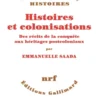 Histoires et colonisations