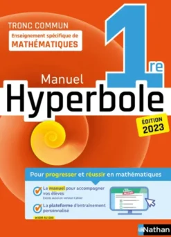 Hyperbole-1ère- Enseignement spécifique - Manuel - 2023