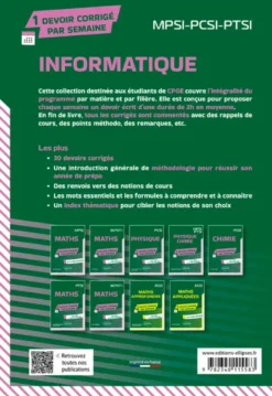 Informatique. MPSI-PCSI-PTSI