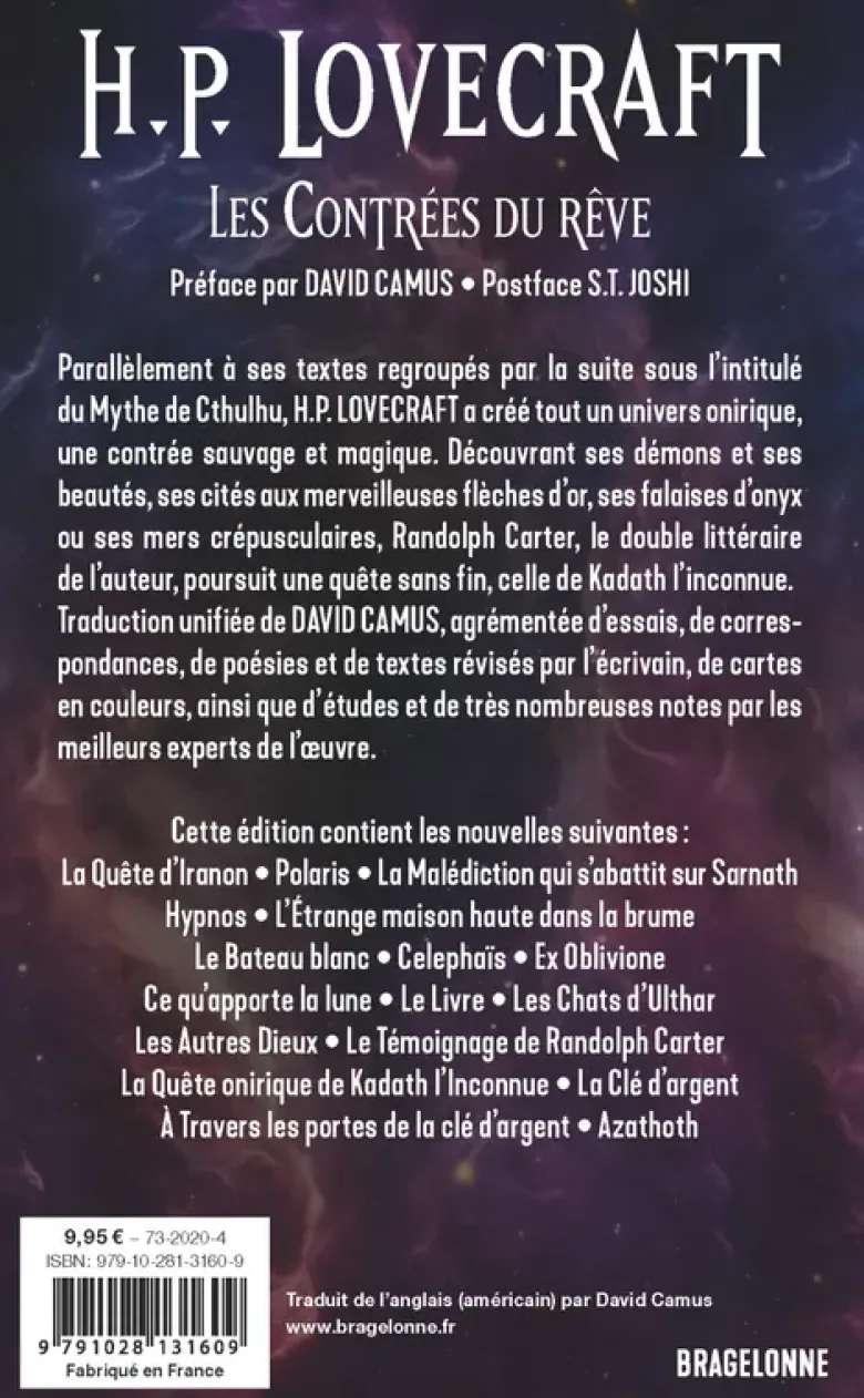 Intégrale H.P. Lovecraft, T1 : Les Contrées du rêve