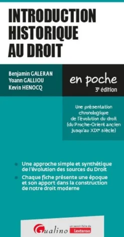 Introduction historique au droit