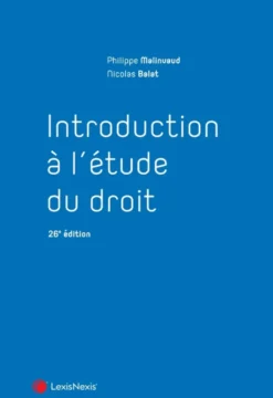 Introduction à l'étude du droit
