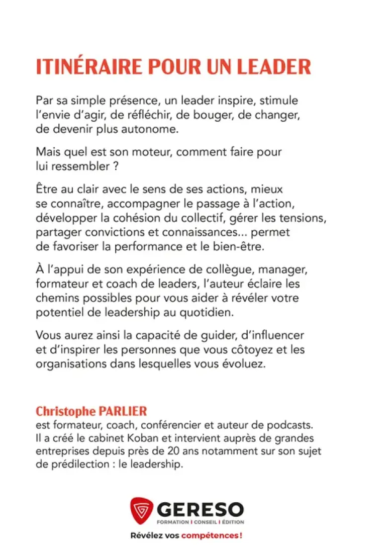 Itinéraire pour un leader