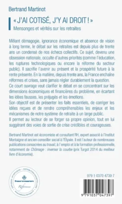 « J'ai cotisé, j'y ai droit ! »