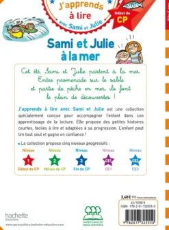J'apprends à lire avec Sami et JulieSami et Julie CP niveau 1 - Sami et Julie à la mer