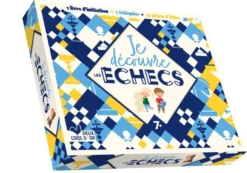 Je découvre les échecs - coffret avec plateau de jeu et méthode d'apprentissage