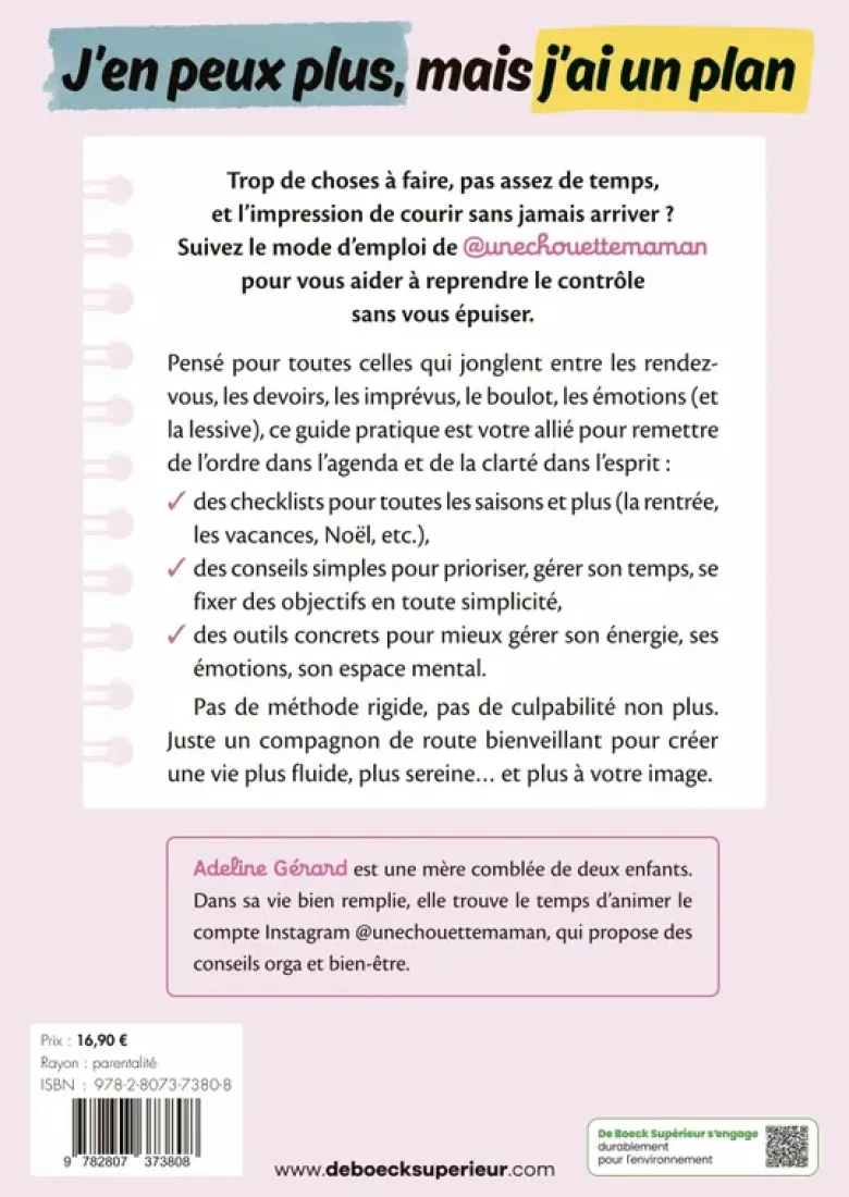 J’en peux plus, mais j’ai un plan