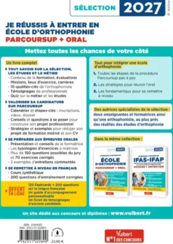 Je réussis à entrer en école d'Orthophonie - Sélection 2027