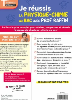 Je réussis la physique-chimie au BAC avec Prof Raffin - Terminale générale
