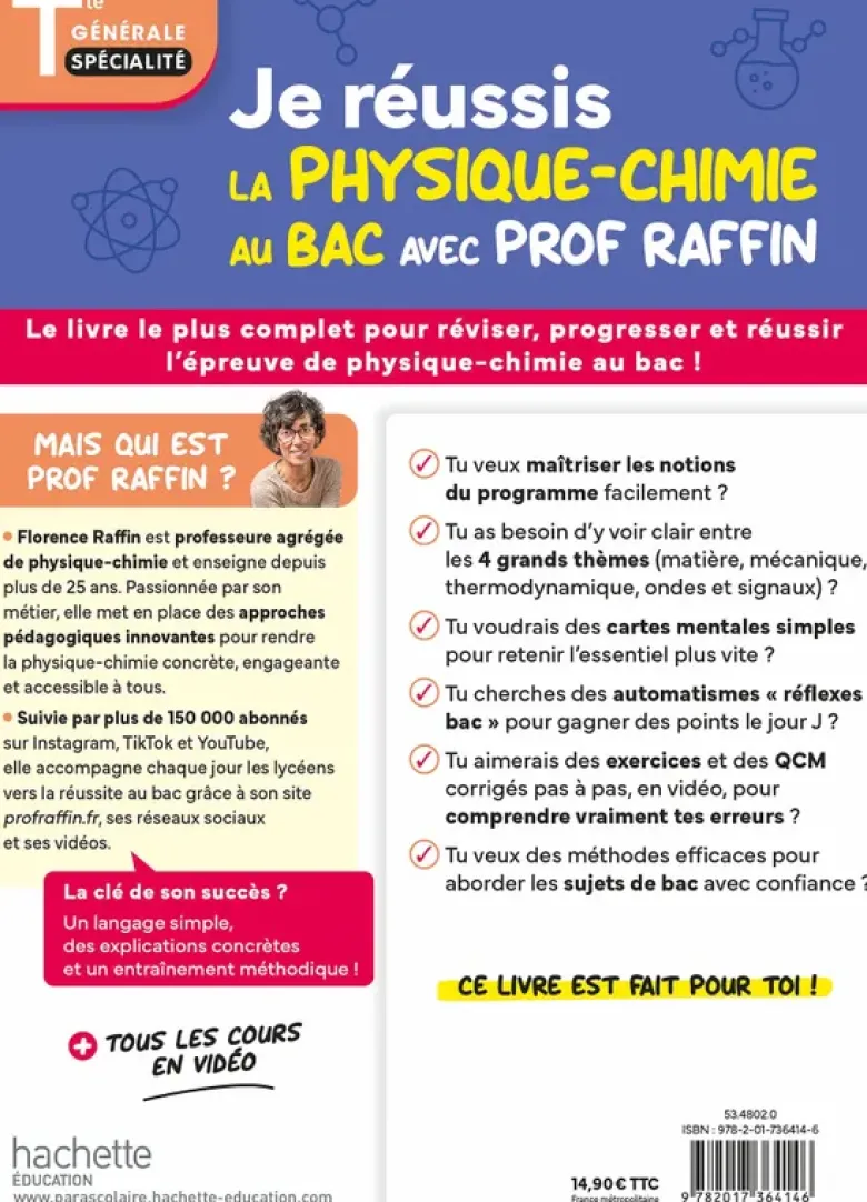 Je réussis la physique-chimie au BAC avec Prof Raffin - Terminale générale
