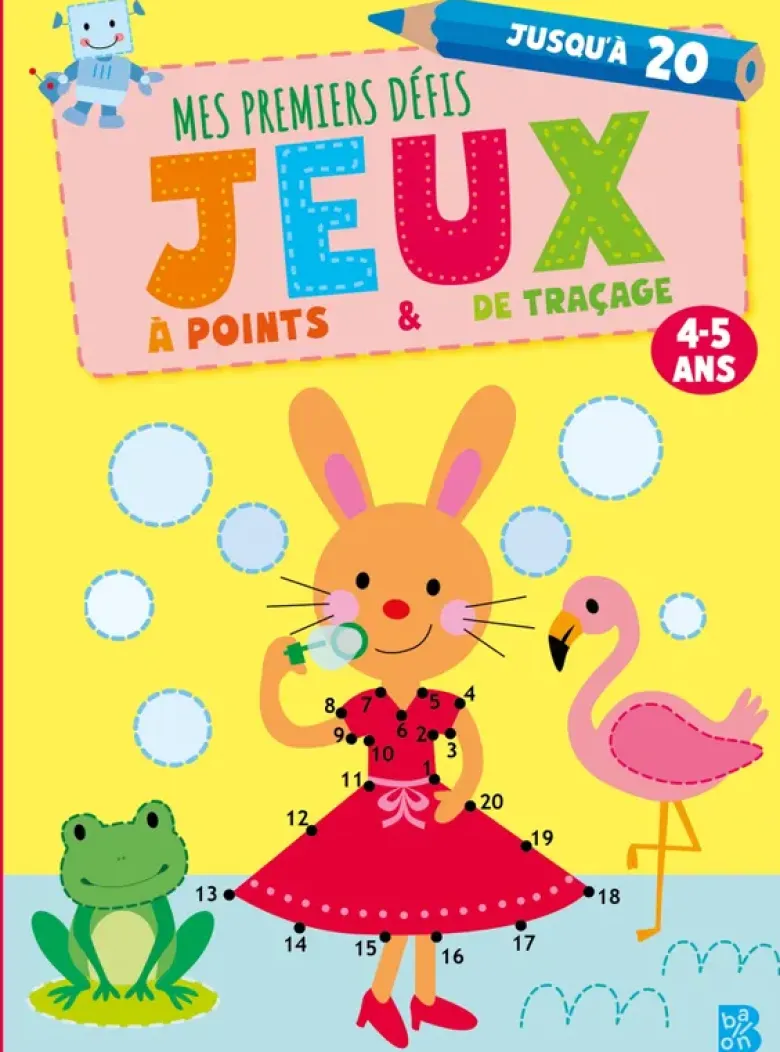 Jeux à points & de traçage 4-5 ans
