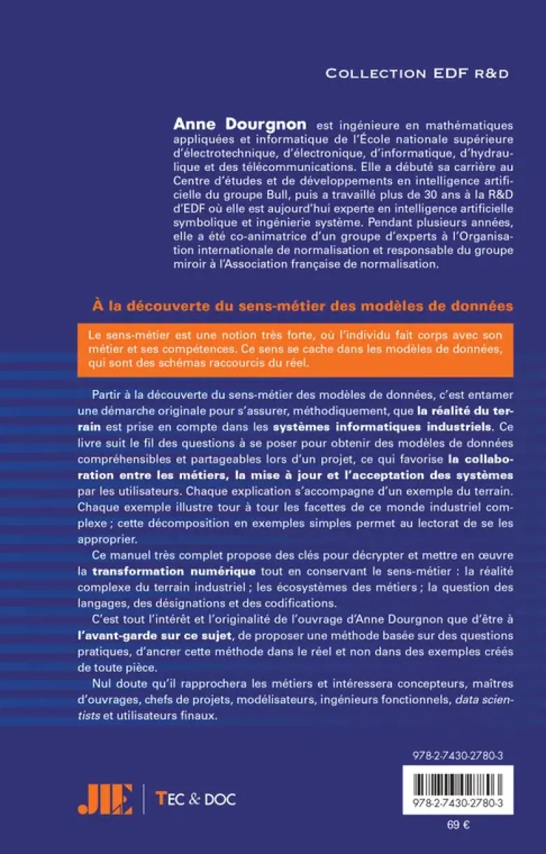 À la découverte du sens-métier des modèles de données