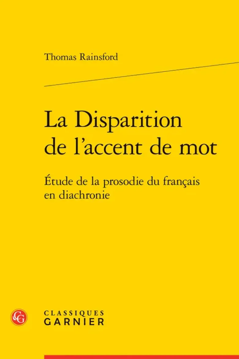 La Disparition de l'accent de mot