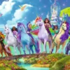 La magie de l'Ecole des Licornes Puzzle Pièces XXL