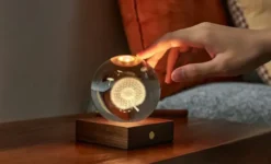 Lampe Amber Crystal Dandelion (Pissenlit)