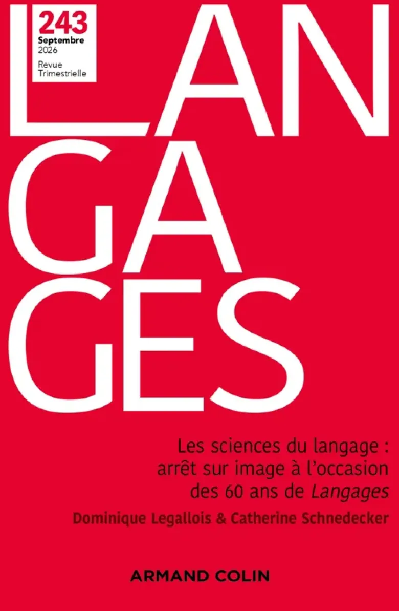 Langages Nº 243 3/2026