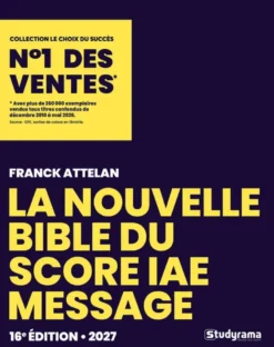 La nouvelle bible du Score IAE message 2027