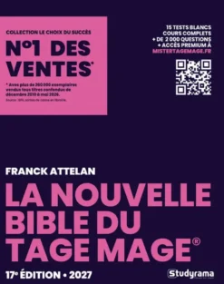 La nouvelle bible du Tage Mage 2027