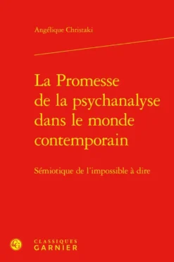 La Promesse de la psychanalyse dans le monde contemporain