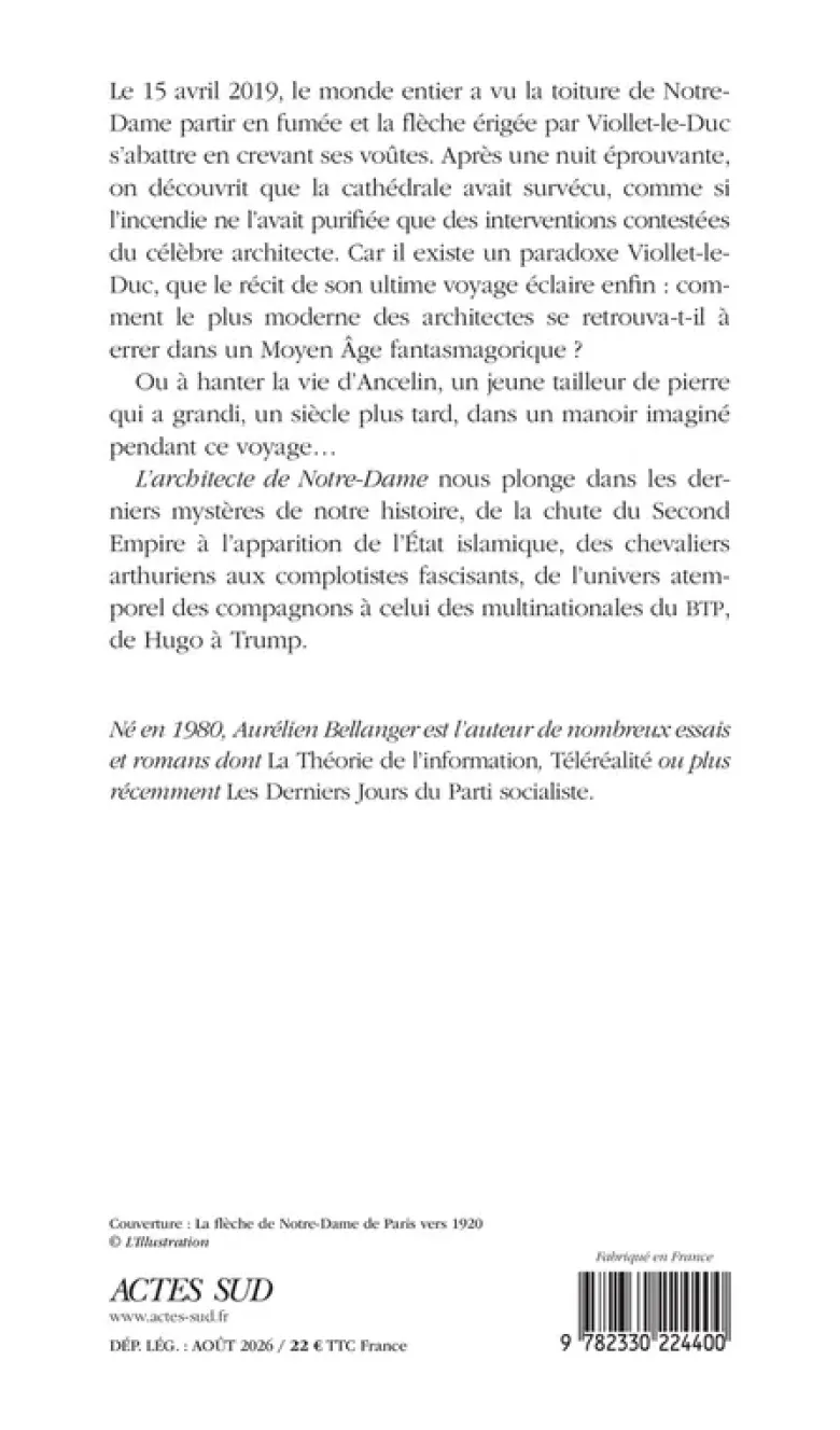 L'architecte de Notre-Dame