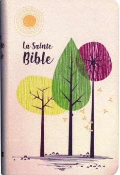 La Sainte Bible Segond 1910 - Imprimé arbres, similicuir, souple, tranches or, format compact