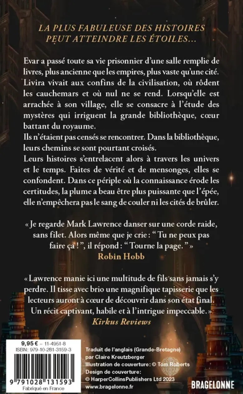 La Trilogie de la Bibliothèque, T1 : Le livre qui refusait de brûler