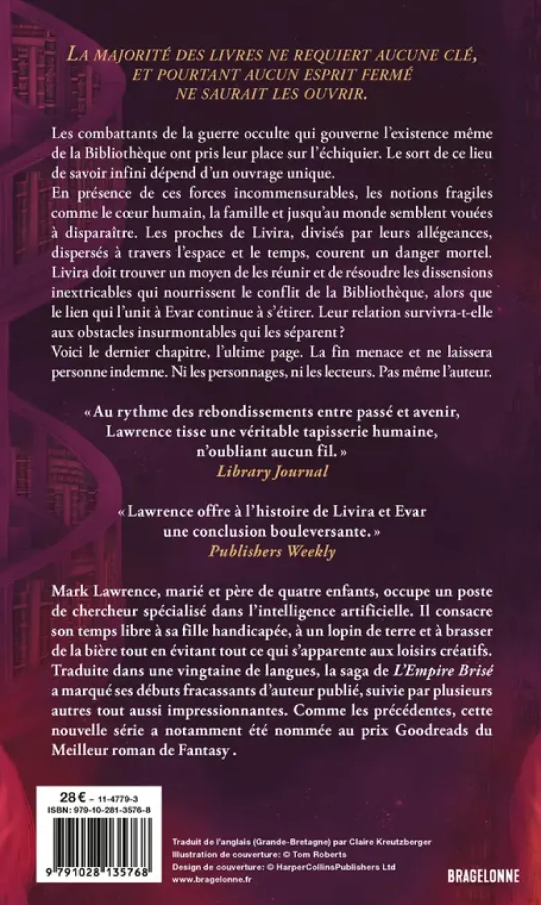 La Trilogie de la Bibliothèque, T3 : Le livre qui détenait son coeur