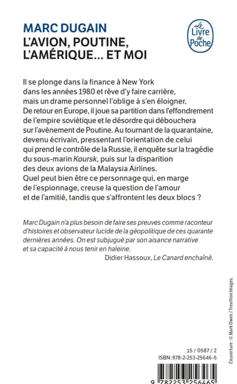 L'Avion, Poutine, L'Amérique... et moi