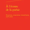 À l'écoute de la poésie