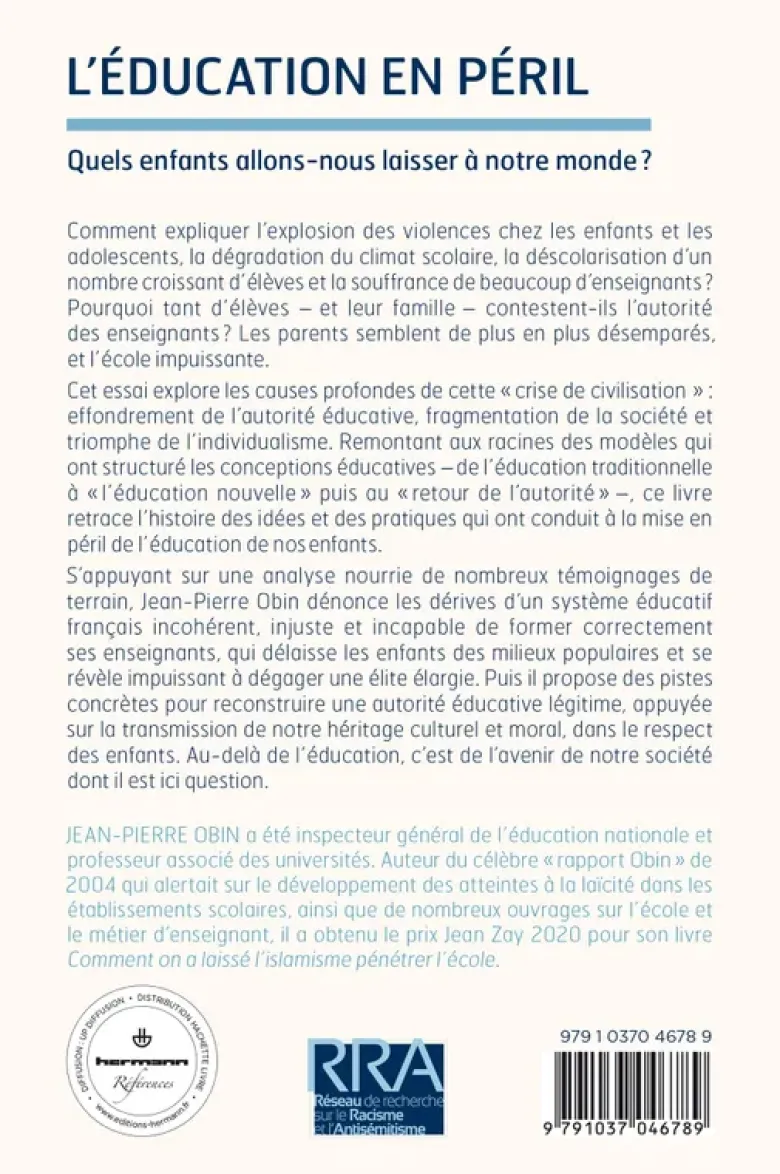 L'éducation en péril