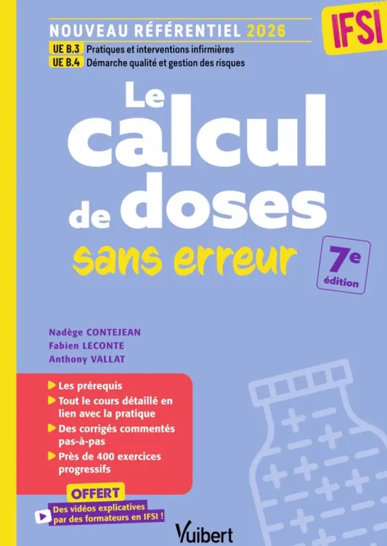 Le calcul de doses sans erreur - IFSI