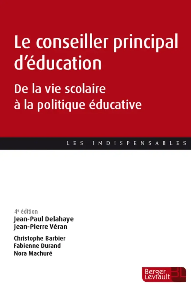 Le conseiller principal d’éducation