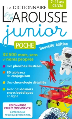 Le dictionnaire Larousse Junior poche - 7/11 ans - CE/CM
