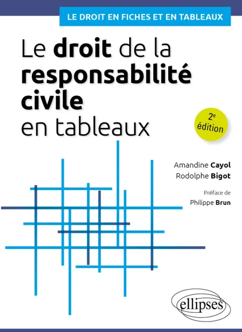 Le droit de la responsabilité civile en tableaux