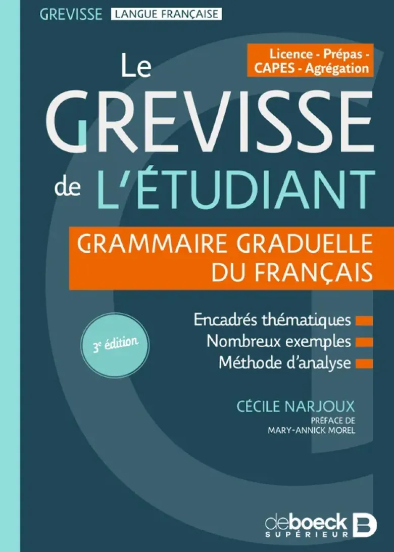 Le Grevisse de l'étudiant - Grammaire