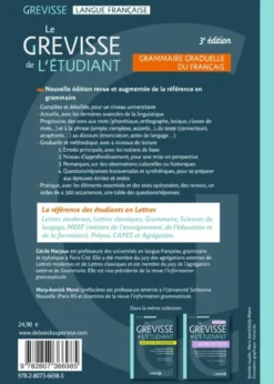 Le Grevisse de l'étudiant - Grammaire