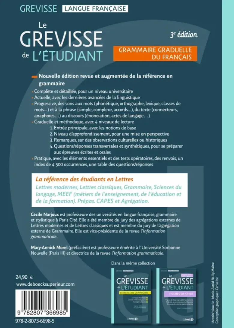 Le Grevisse de l'étudiant - Grammaire