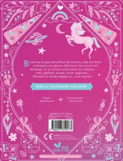 Le grimoire à colorier des licornes
