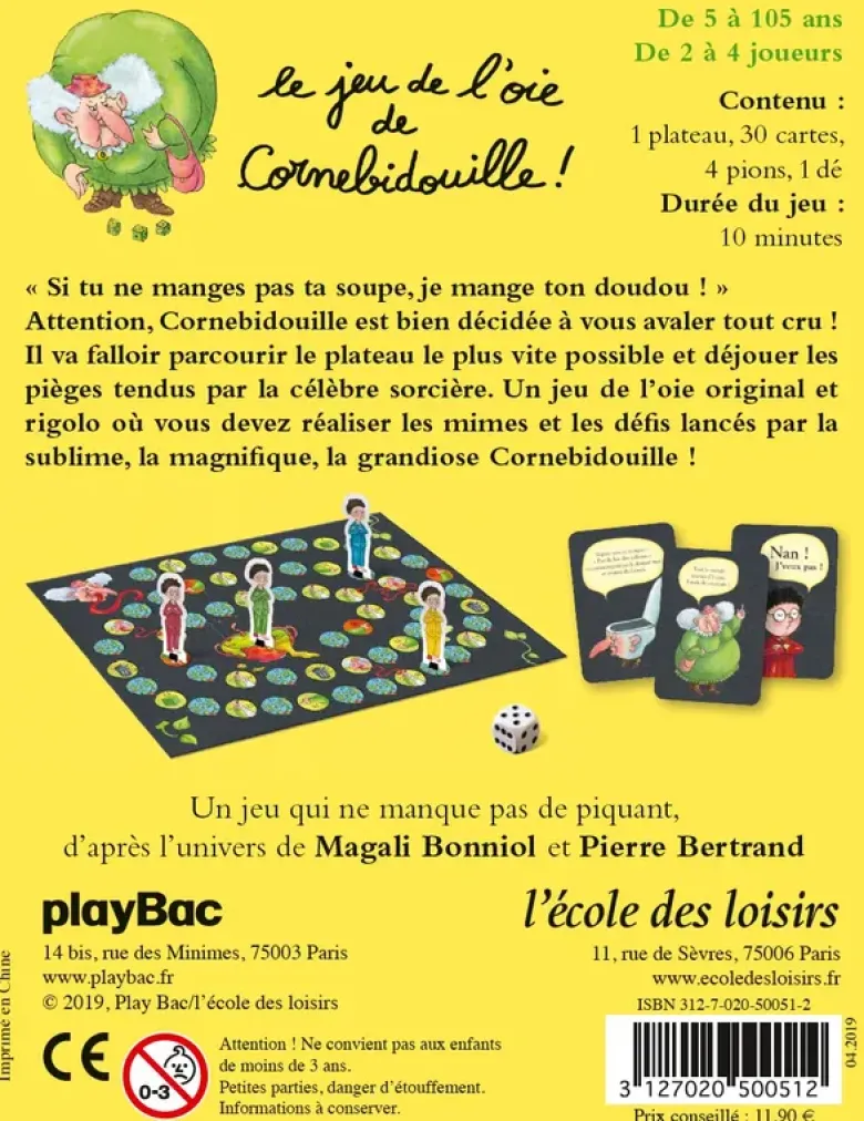 Le jeu de l'oie de Cornebidouille / Magali Bonniol et Pierre Bertrand