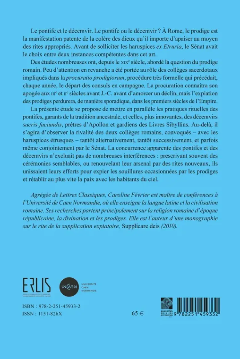 Le Pontife et le Décemvir