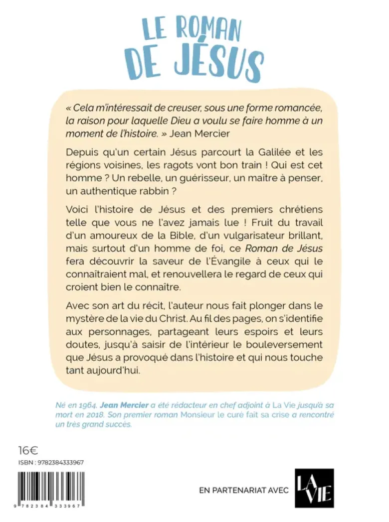 Le roman de Jésus