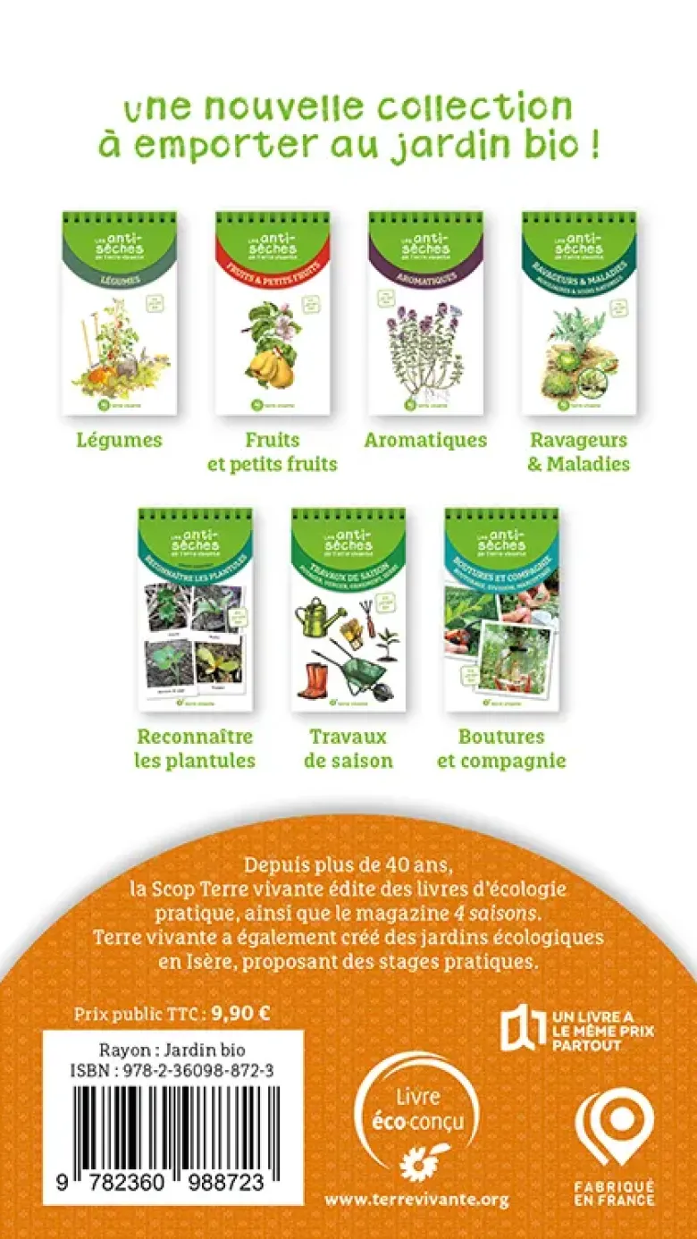 Les antisèches de Terre vivante : Associations au potager